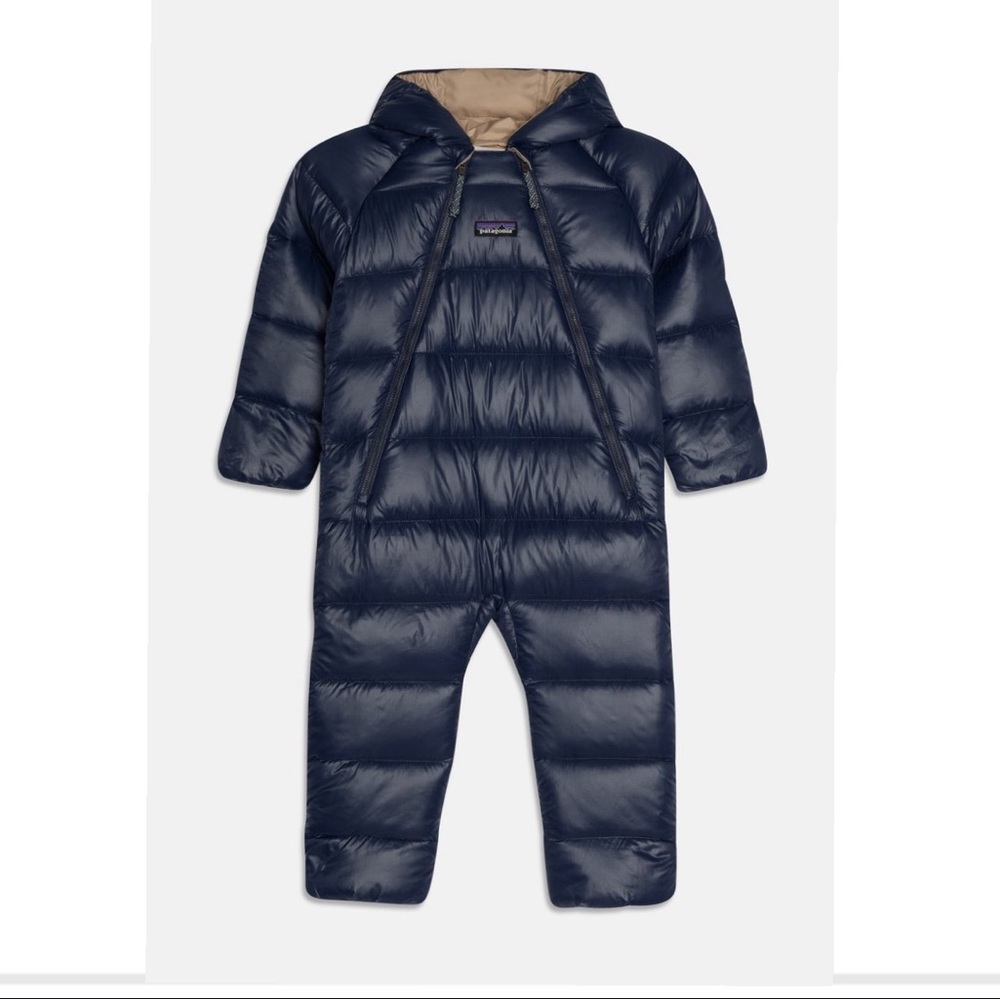 Patagonia Dark Blue Infant Snowsuit